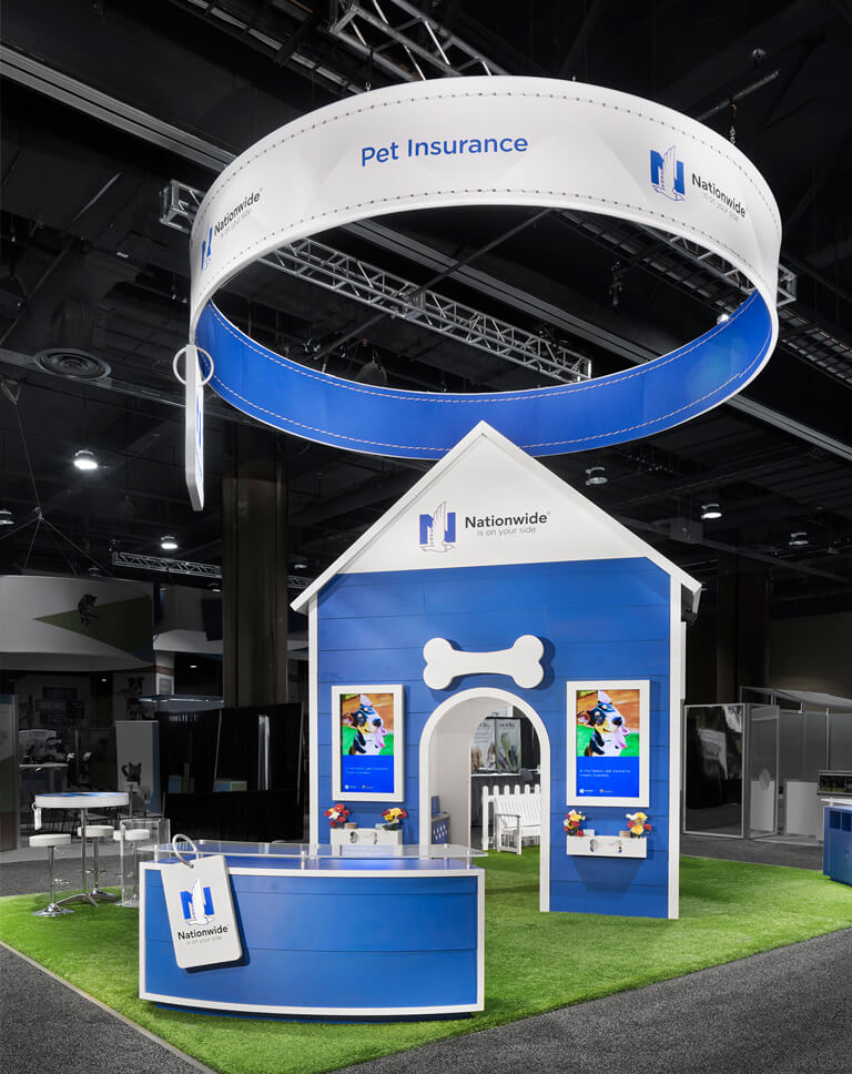 creative exhibit design nationwide pet insurance