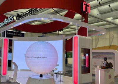 transmedics branded graphics with displayed transplant data