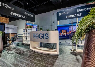 Regis exhibit booth
