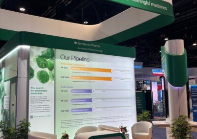 Sumitomo Pharma’s exhibit space
