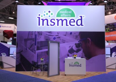 Insmed exhibit booth