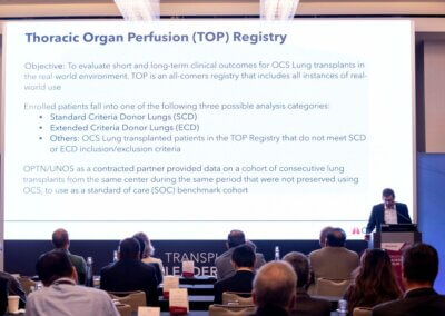 transplant leadership forum TOP registry presentation