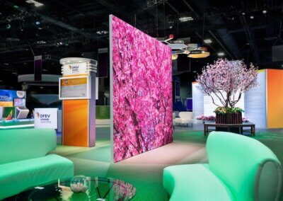 Boehringer Ingelheim floral wall
