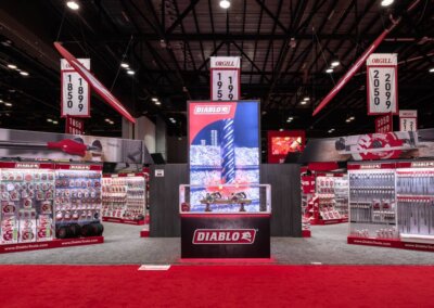 Diablo exhibit power tools and accessories