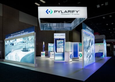 PYLARIFY® exhibit booth