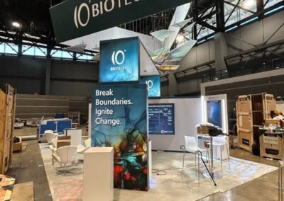 IO Biotech exhibition booth
