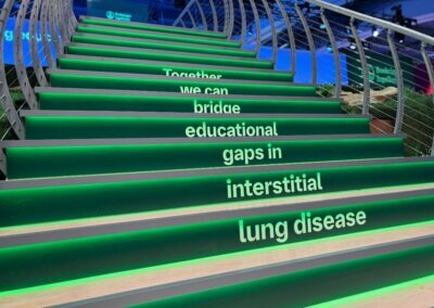 Boehringer Ingelheim ats exhibit stairs