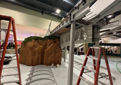 setting up Boehringer Ingelheim ats exhibit