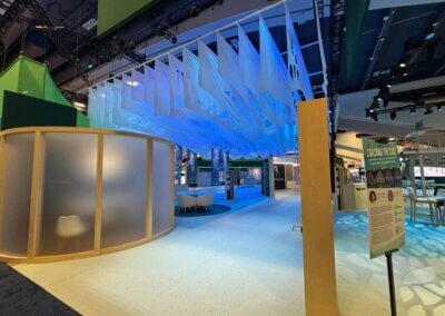 Boehringer Ingelheim exhibit space at ATS