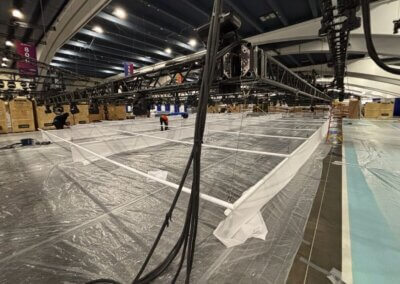 Boehringer Ingelheim’s exhibit space setup at ATS