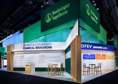 Boehringer Ingelheim’s exhibit at ATS patient and community clinical educators