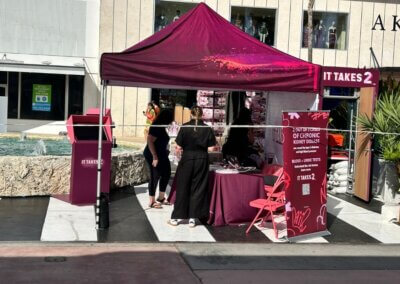 It Takes 2 exhibition stand
