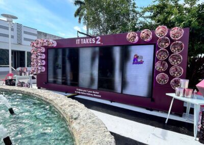 it takes 2 interactive pledge wall